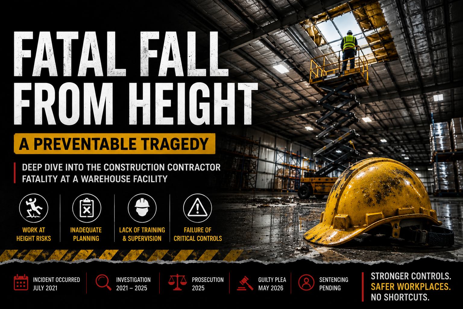 Fatal Fall from Height: 5 Years to Prosecution